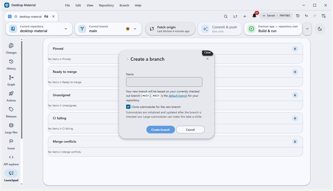 Desktop Material screenshot classic-chrome-dialog.png. The Feature Gallery records no alt text and no caption describing this frame.
