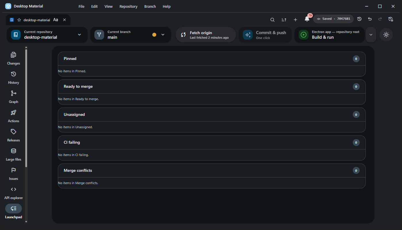 Desktop Material screenshot classic-chrome-launchpad.png. The Feature Gallery records no alt text and no caption describing this frame.