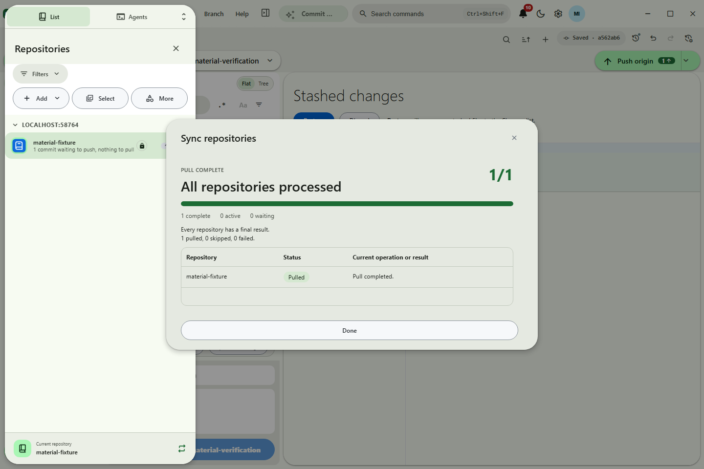 Pull All results for several repositories